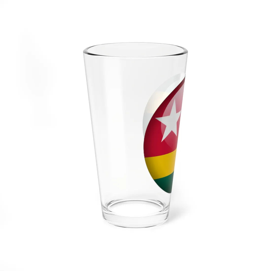 Flag orb Togo (Togo) Pint Glass 16oz - Go Mug Yourself
