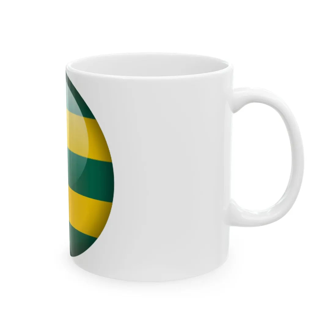 Flag orb Togo (Togo) White Coffee Mug - Go Mug Yourself