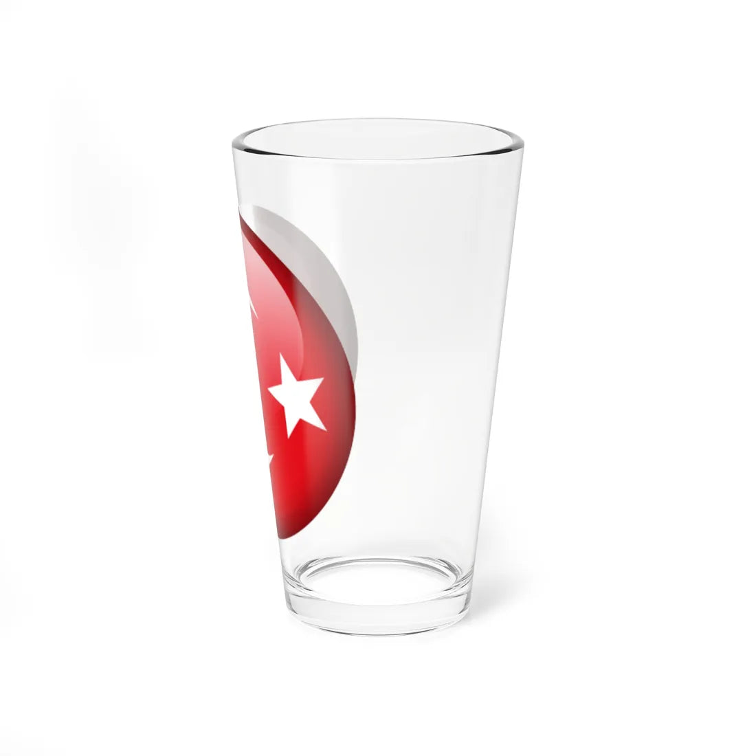 Flag orb Turkey (Turkey) Pint Glass 16oz - Go Mug Yourself