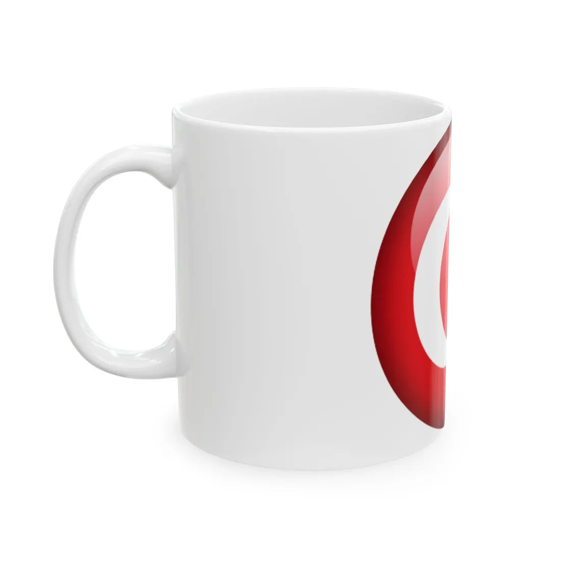 Flag orb Turkey (Turkey) White Coffee Mug - Go Mug Yourself