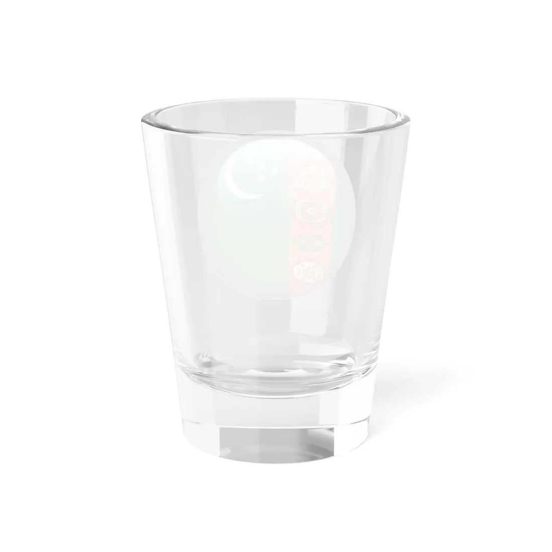 Flag orb Turkmenistan (Turkmenistan) Shot Glass 1.5oz - Go Mug Yourself