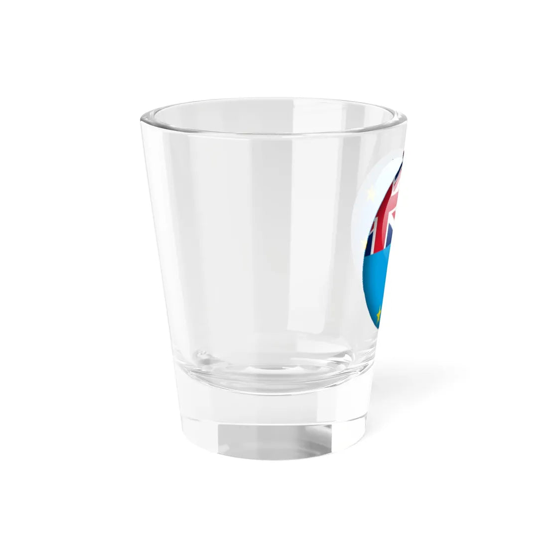 Flag orb Tuvalu (Tuvalu) Shot Glass 1.5oz - Go Mug Yourself