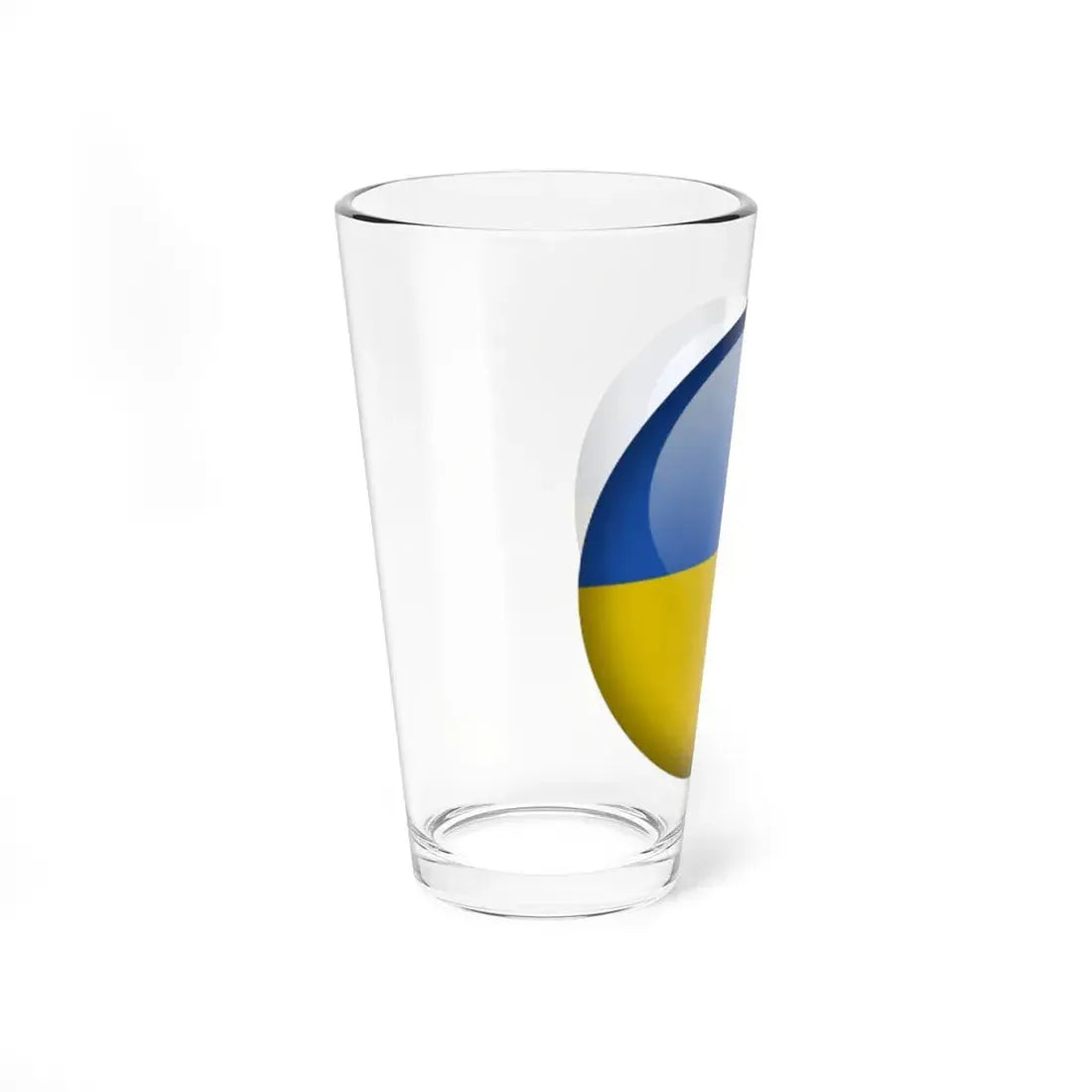 Flag orb Ukraine (Ukraine) Pint Glass 16oz - Go Mug Yourself