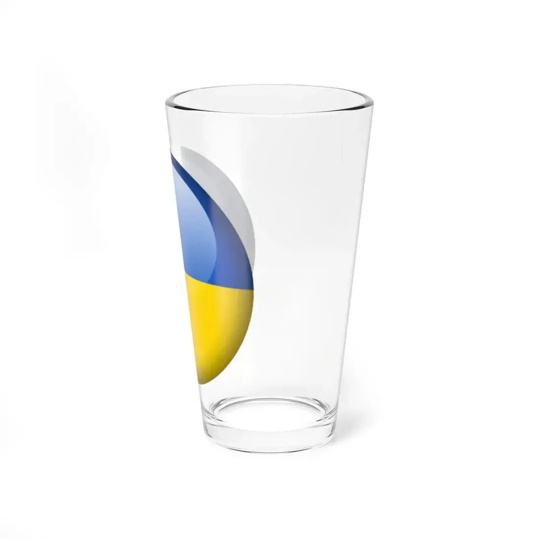 Flag orb Ukraine (Ukraine) Pint Glass 16oz - Go Mug Yourself
