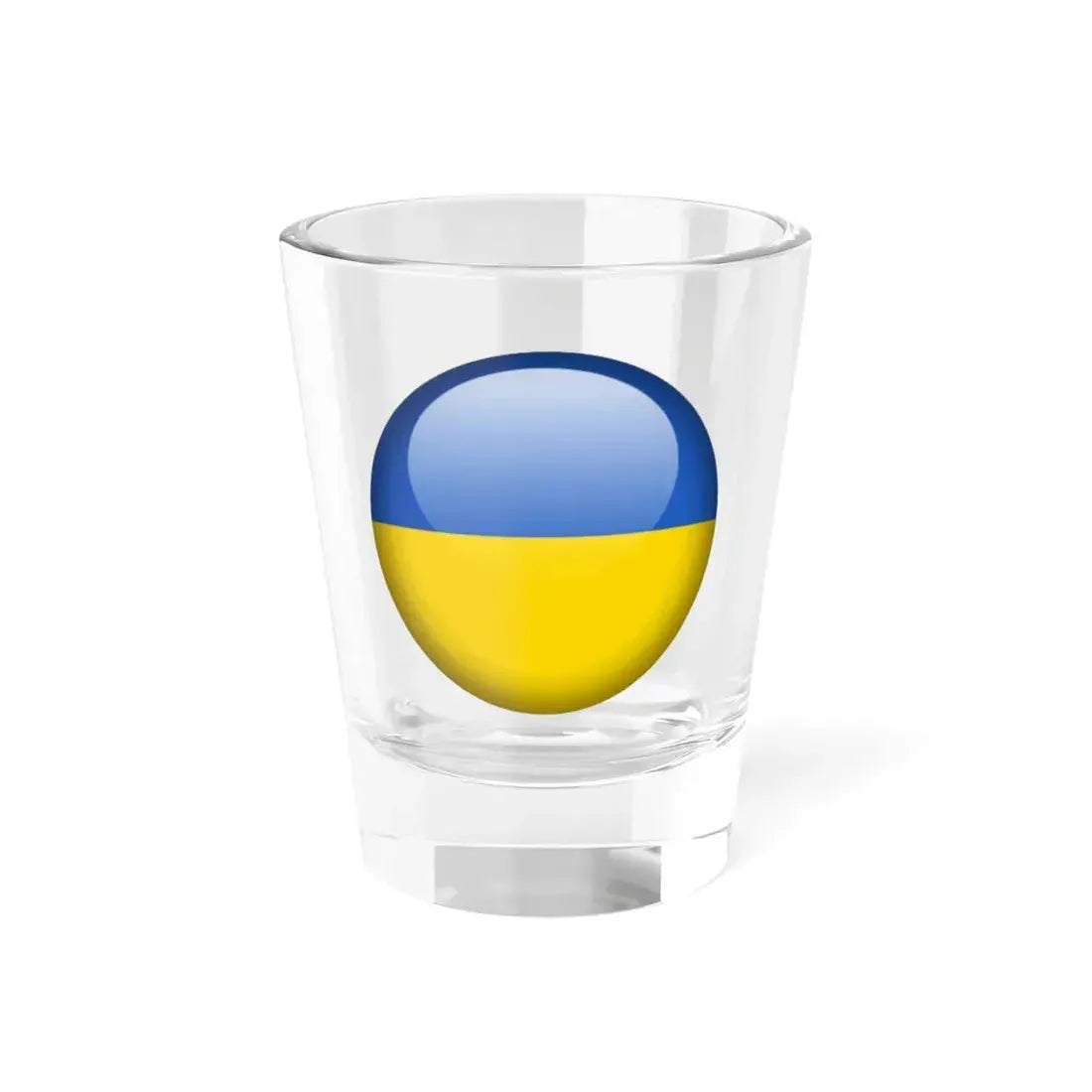 Flag orb Ukraine (Ukraine) Shot Glass 1.5oz 1.5oz - Go Mug Yourself