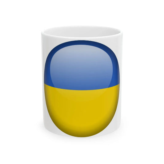 Flag orb Ukraine (Ukraine) White Coffee Mug 11oz - Go Mug Yourself