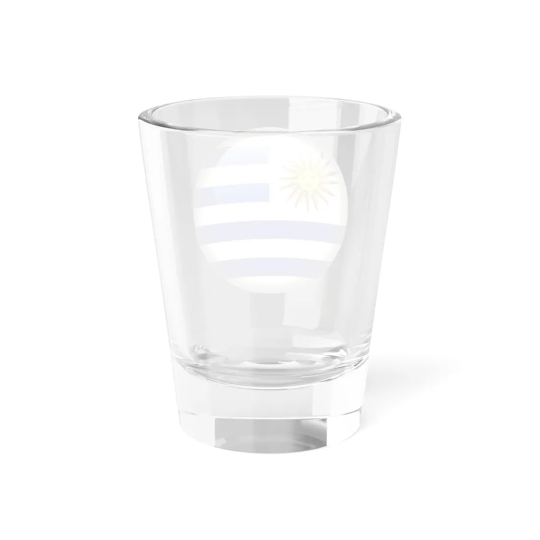 Flag orb Uruguay (Uruguay) Shot Glass 1.5oz - Go Mug Yourself