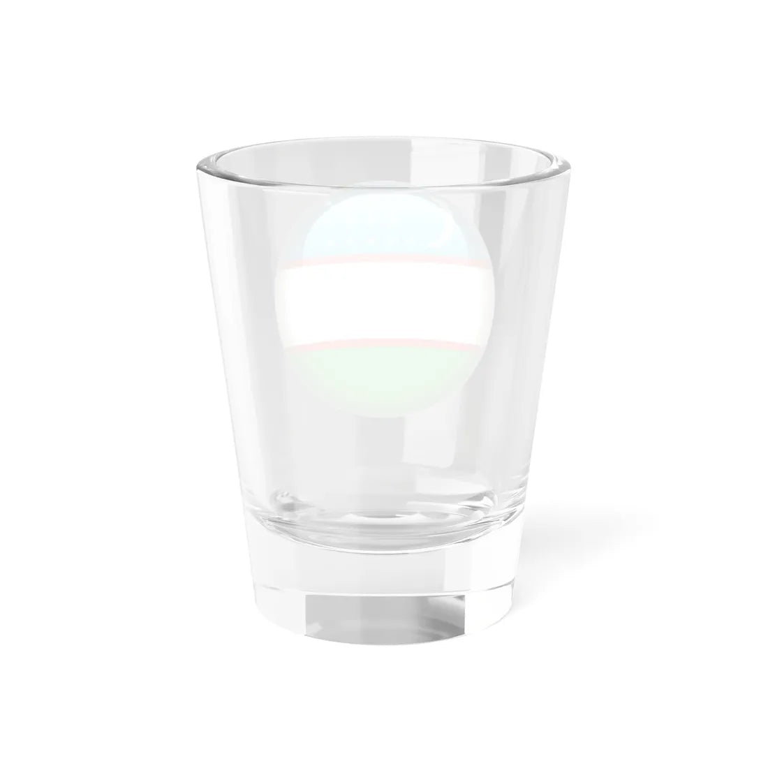 Flag orb Uzbekistan (Uzbekistan) Shot Glass 1.5oz - Go Mug Yourself
