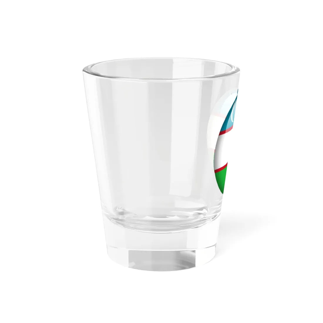 Flag orb Uzbekistan (Uzbekistan) Shot Glass 1.5oz - Go Mug Yourself