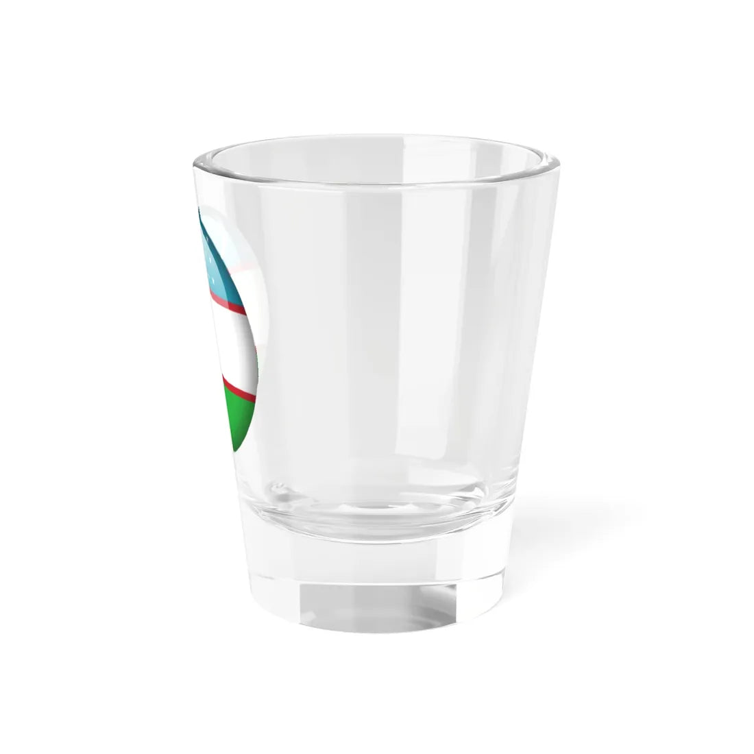 Flag orb Uzbekistan (Uzbekistan) Shot Glass 1.5oz - Go Mug Yourself