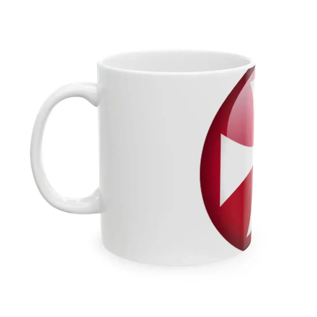 Flag orb Wallis and Futuna (France) White Coffee Mug - Go Mug Yourself