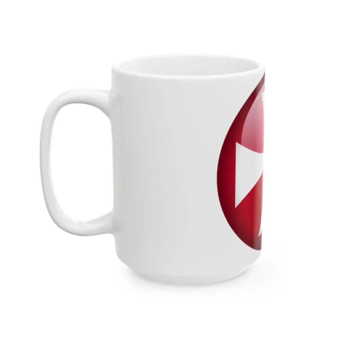Flag orb Wallis and Futuna (France) White Coffee Mug - Go Mug Yourself