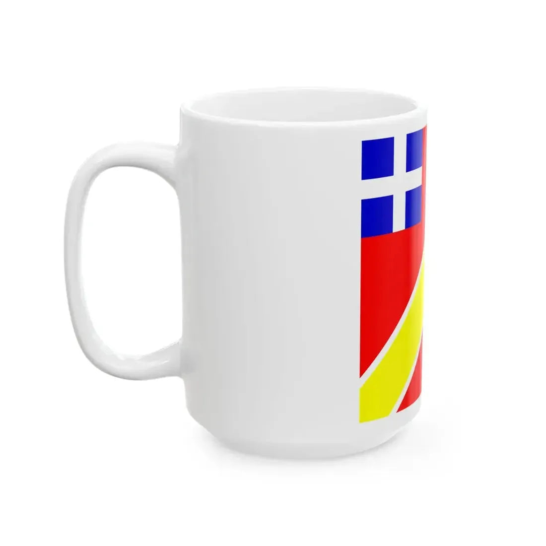 Flag over the Bastille (Belgium) White Coffee Mug - Go Mug Yourself