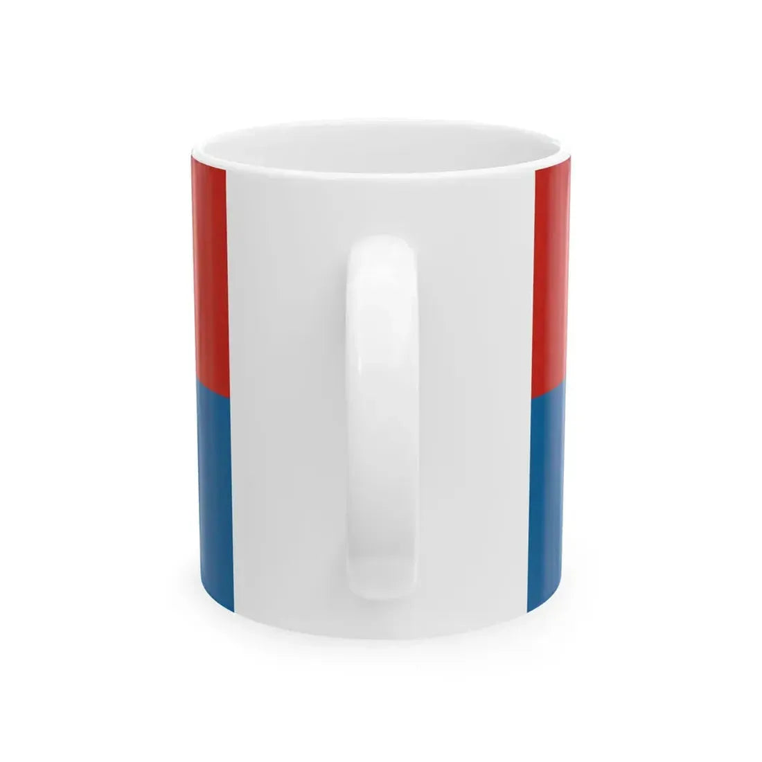 Flag project proposed by the communists of Moldova (Moldova) White Coffee Mug - Go Mug Yourself