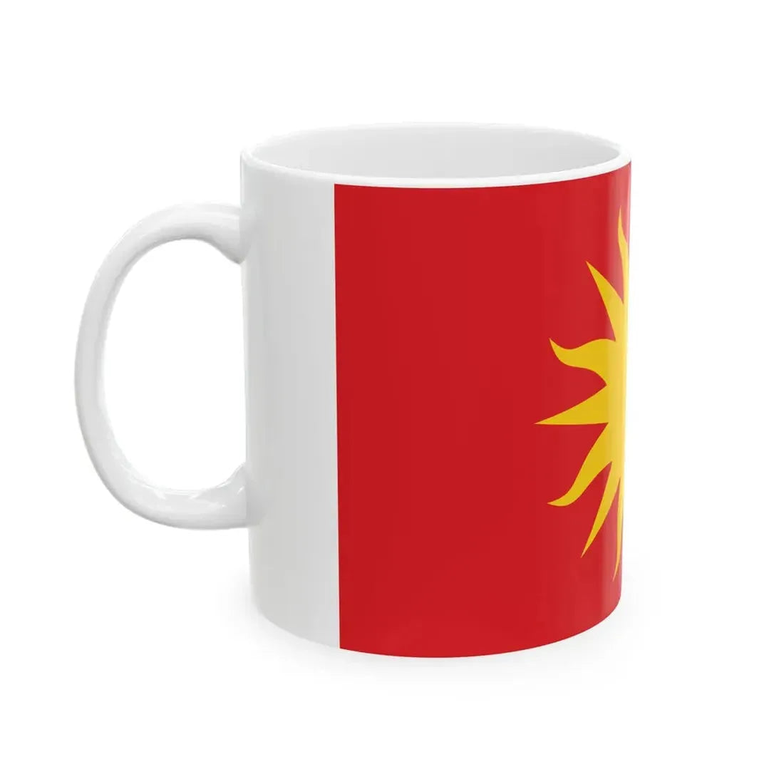 Flag proposal of Macedonia - 4 (North Macedonia) White Coffee Mug - Go Mug Yourself