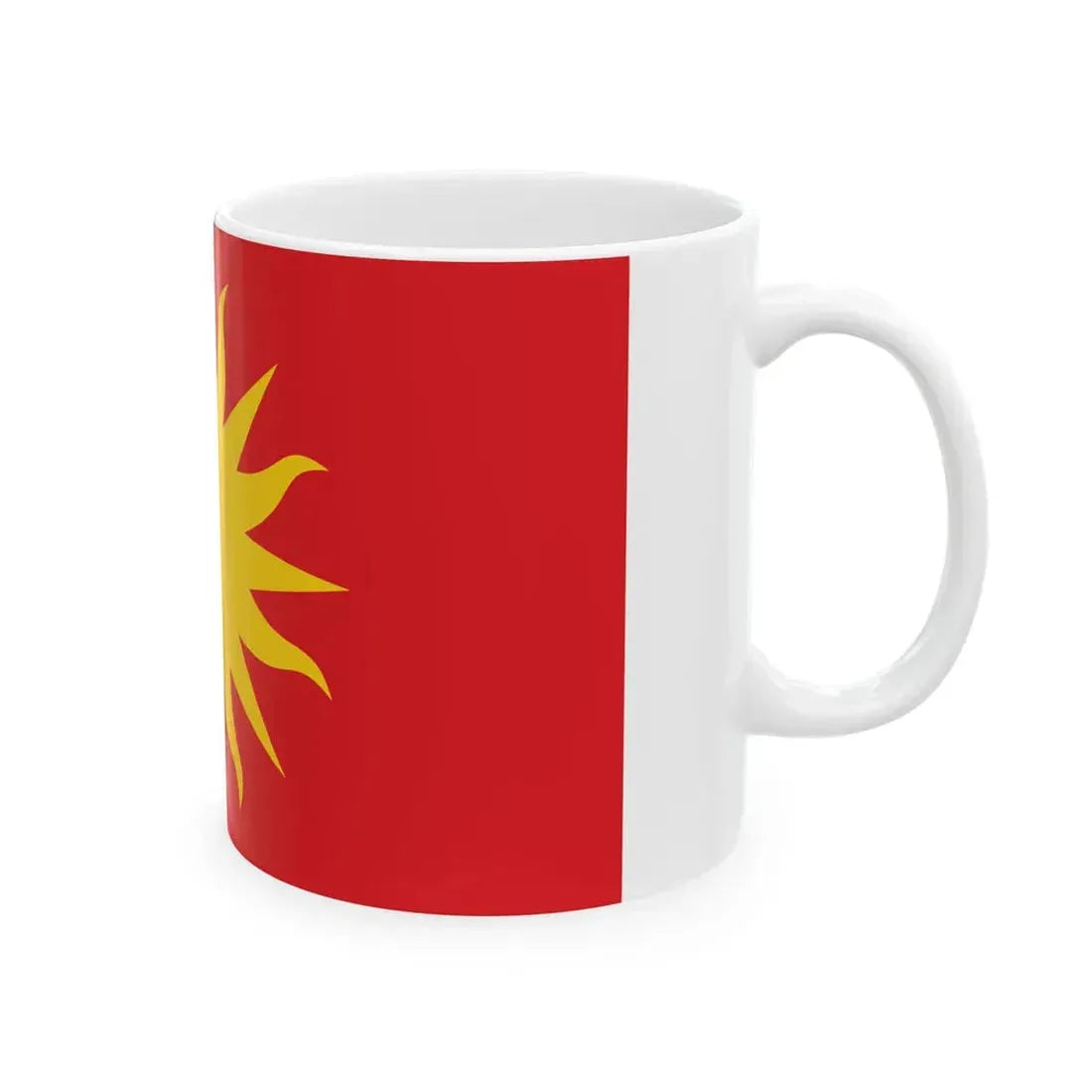 Flag proposal of Macedonia - 4 (North Macedonia) White Coffee Mug - Go Mug Yourself