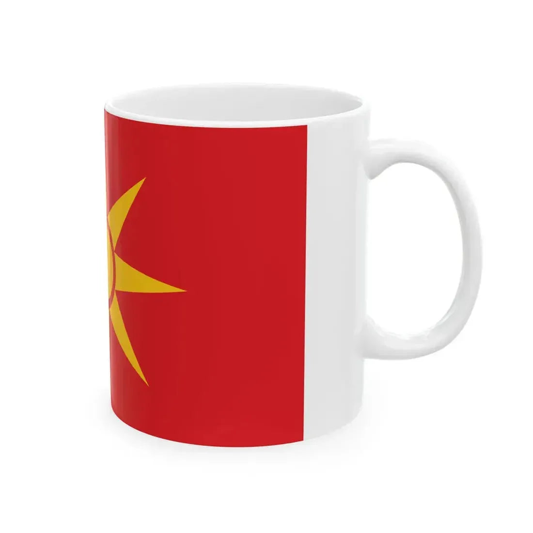 Flag proposal of Macedonia - 7 (North Macedonia) White Coffee Mug - Go Mug Yourself