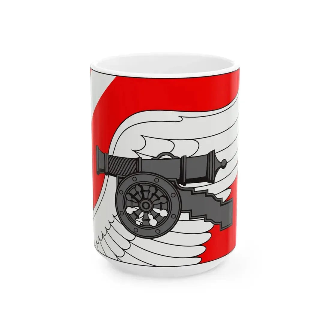 Flag Romanovka Leningrad oblast (Russia) White Coffee Mug 15oz - Go Mug Yourself