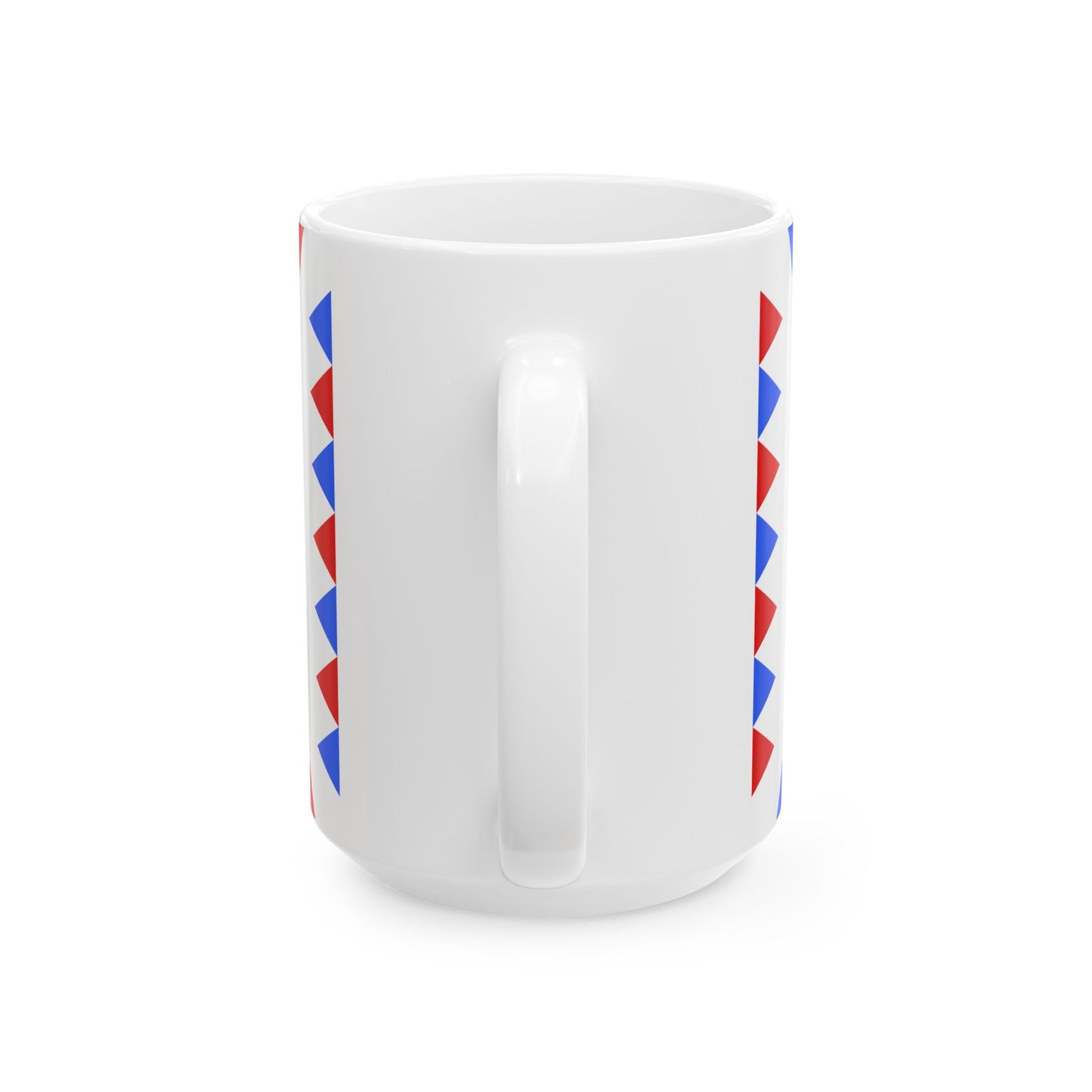 Flag-Szabolcs-Szatmar-Bereg-megye (Hungary) White Coffee Mug-Go Mug Yourself