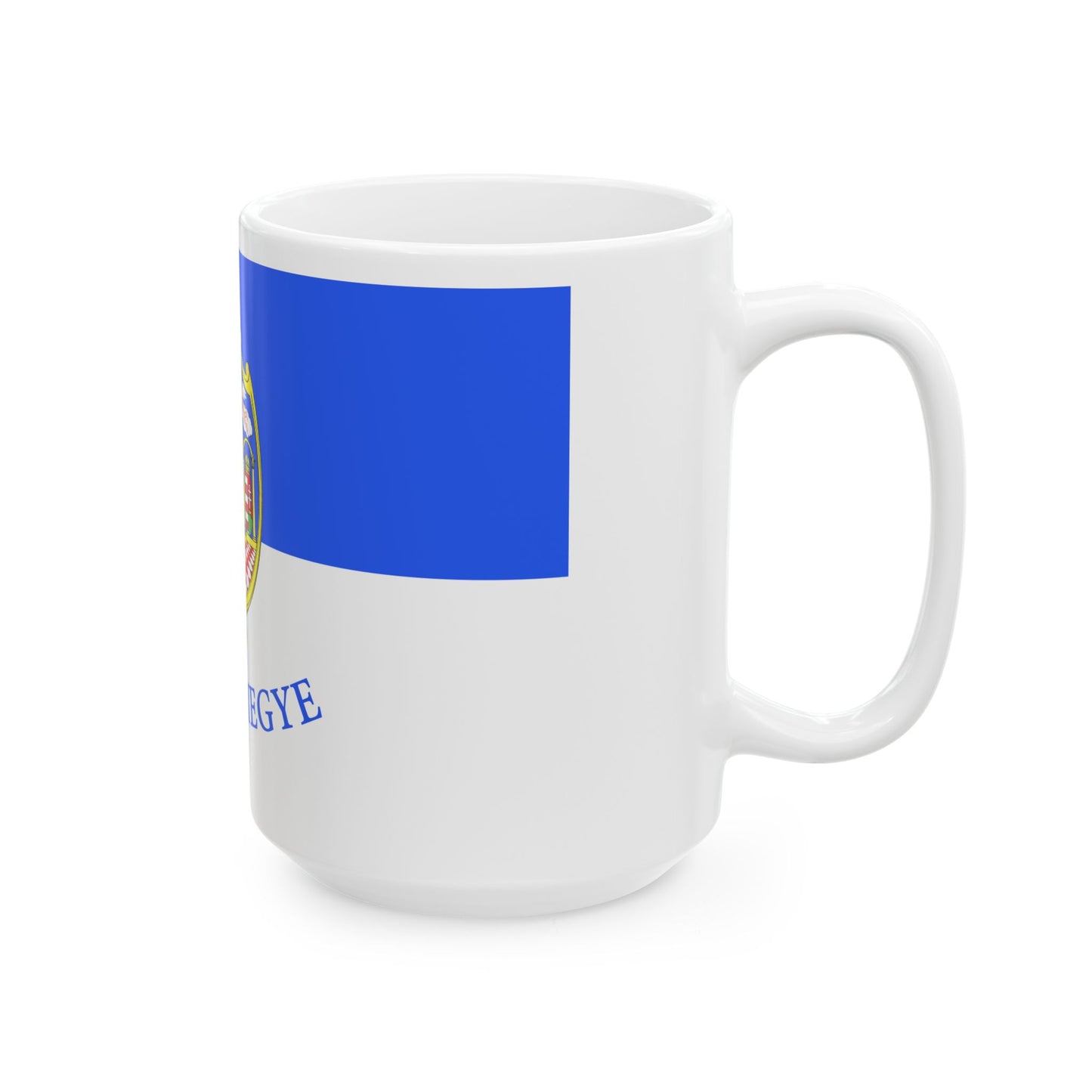 FLAG-Tolna-megye (Hungary) White Coffee Mug-Go Mug Yourself