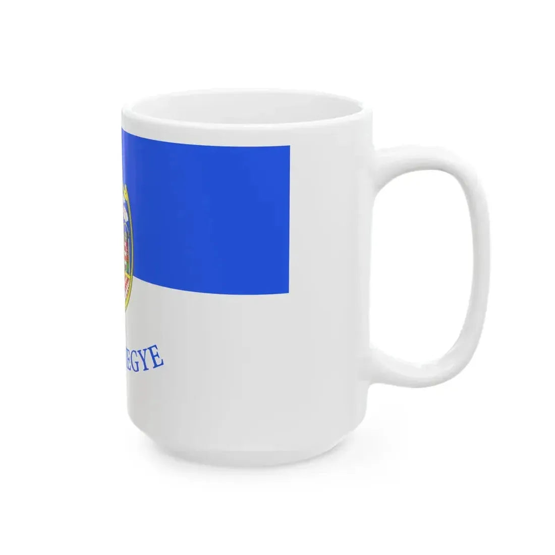 FLAG-Tolna-megye (Hungary) White Coffee Mug - Go Mug Yourself