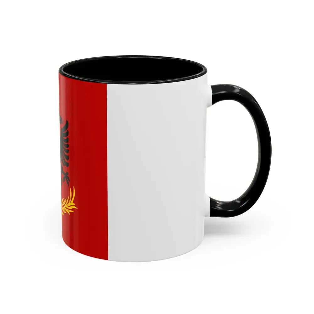 Flag variation of the Albanian Royal Army - Accent Coffee Mug - Go Mug Yourself