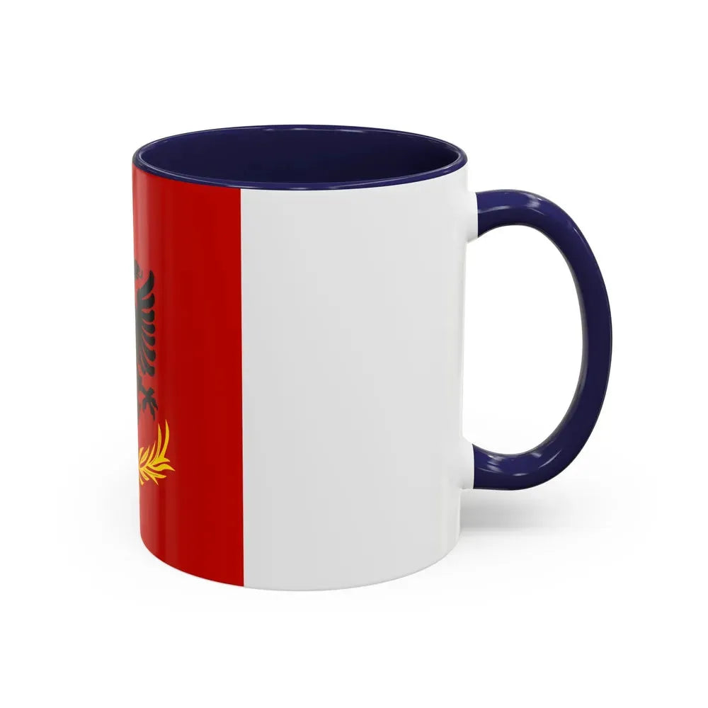 Flag variation of the Albanian Royal Army - Accent Coffee Mug - Go Mug Yourself