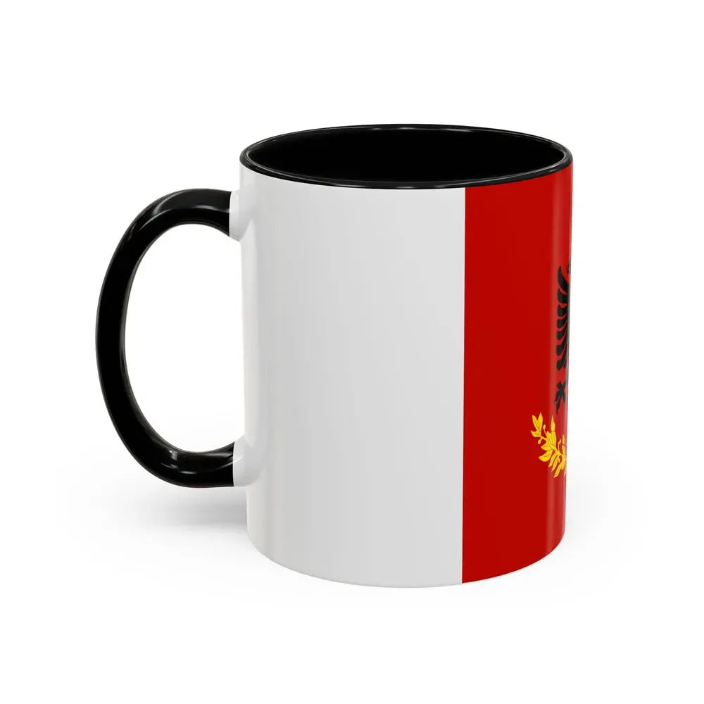 Flag variation of the Albanian Royal Army - Accent Coffee Mug - Go Mug Yourself