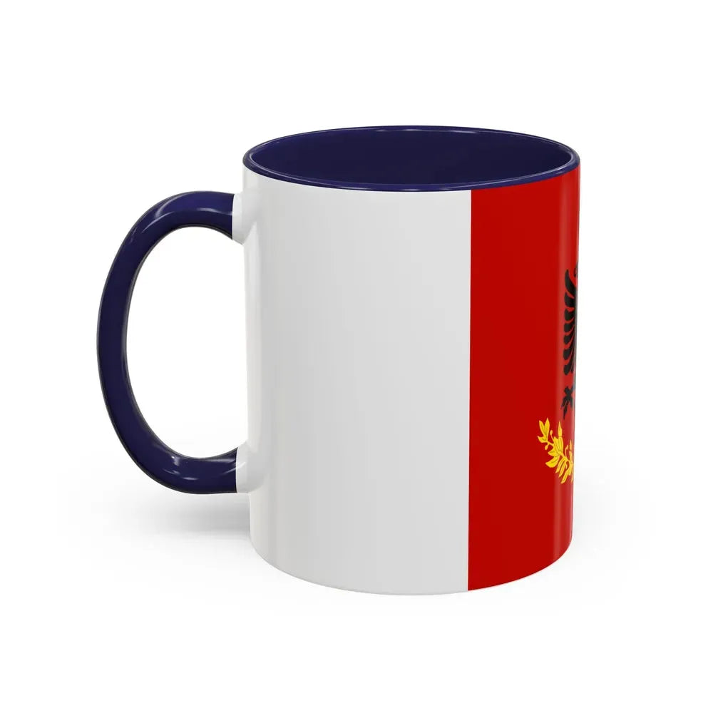 Flag variation of the Albanian Royal Army - Accent Coffee Mug - Go Mug Yourself
