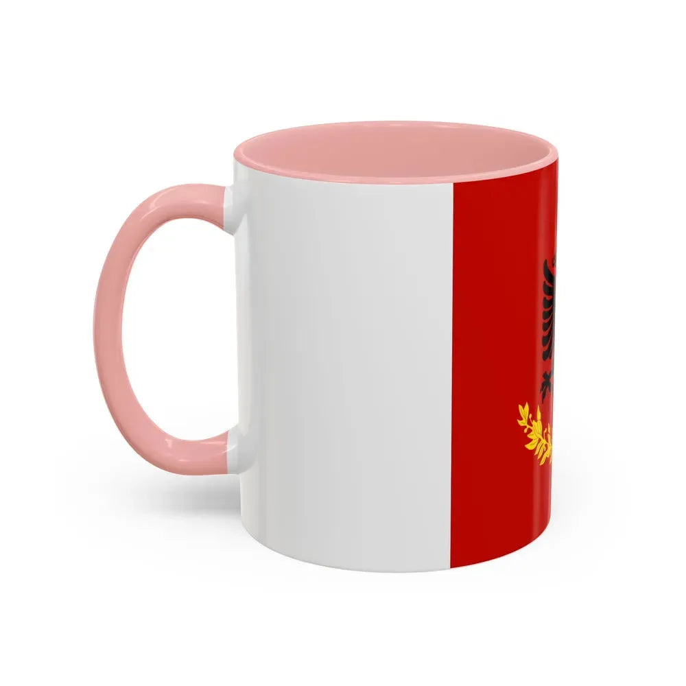 Flag variation of the Albanian Royal Army - Accent Coffee Mug - Go Mug Yourself