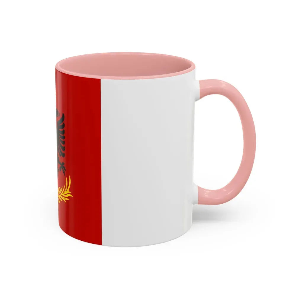 Flag variation of the Albanian Royal Army - Accent Coffee Mug - Go Mug Yourself