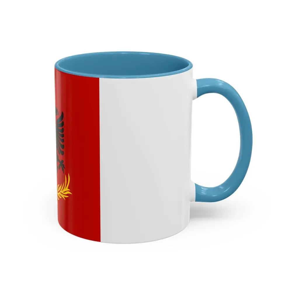 Flag variation of the Albanian Royal Army - Accent Coffee Mug - Go Mug Yourself