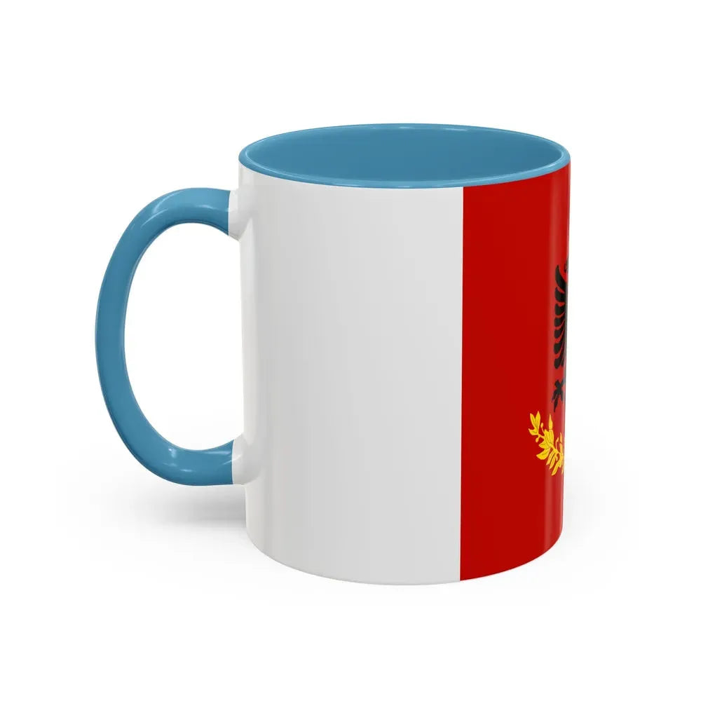 Flag variation of the Albanian Royal Army - Accent Coffee Mug - Go Mug Yourself