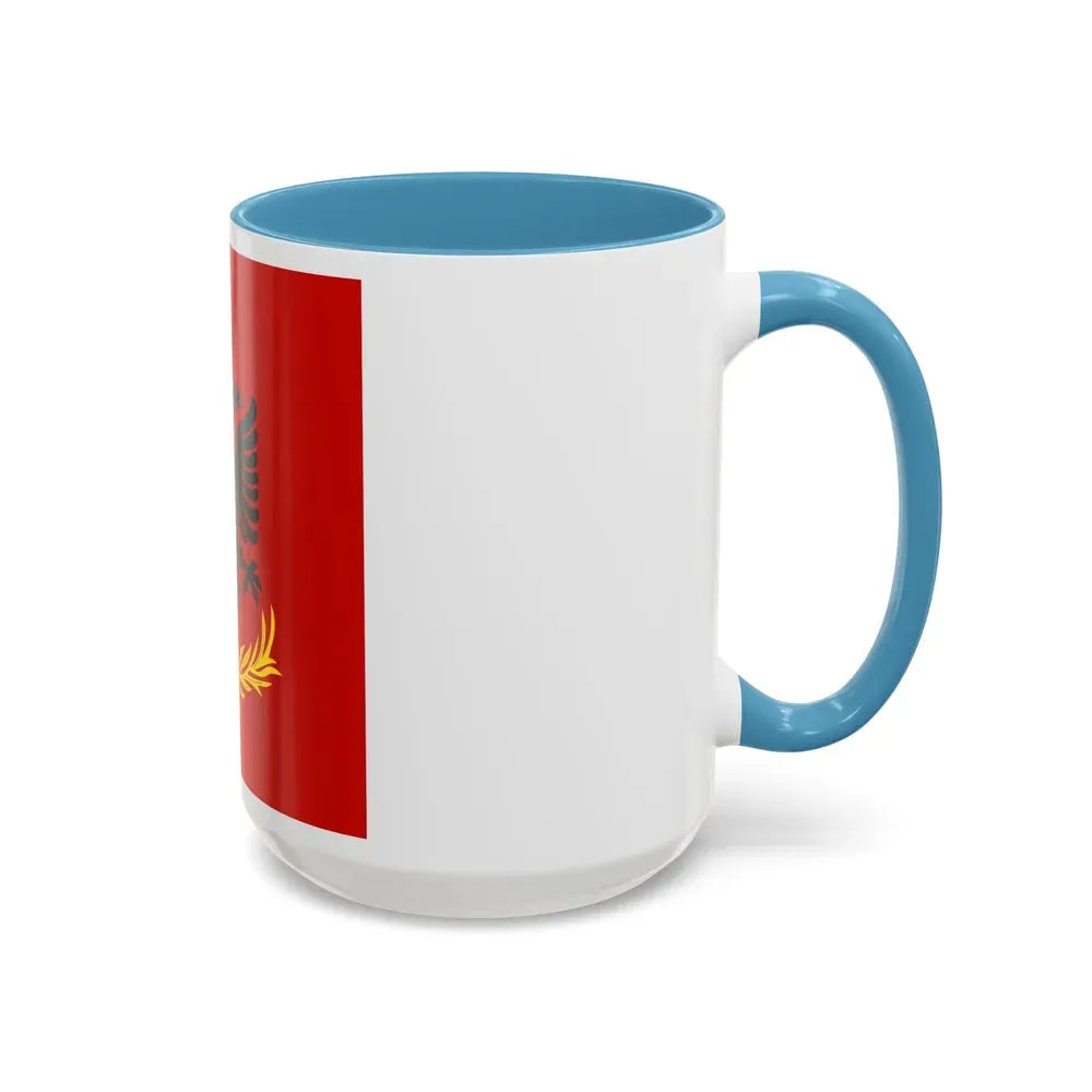 Flag variation of the Albanian Royal Army - Accent Coffee Mug - Go Mug Yourself