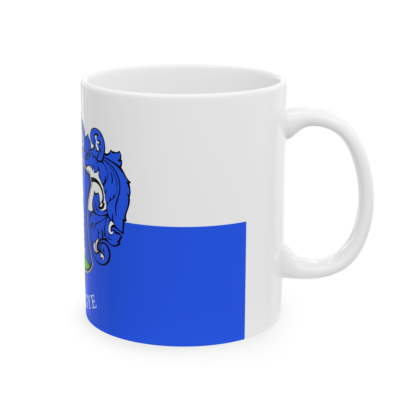 FLAG-Vas-megye (Hungary) White Coffee Mug-Go Mug Yourself