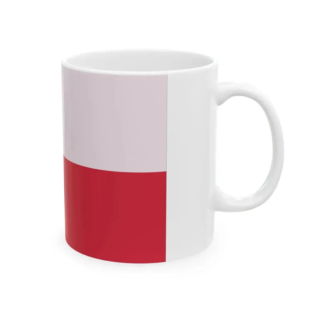 Flaga Polski strange colours ver (Poland) White Coffee Mug - Go Mug Yourself