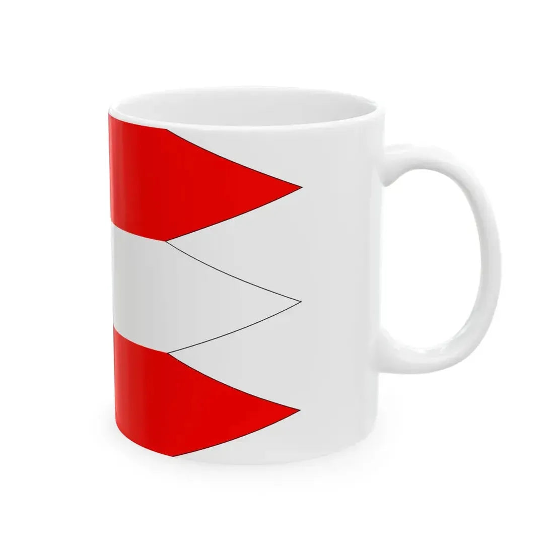 Flaga Rzeczypospolitej Obojga Narodow ogolna (Lithuania) White Coffee Mug - Go Mug Yourself