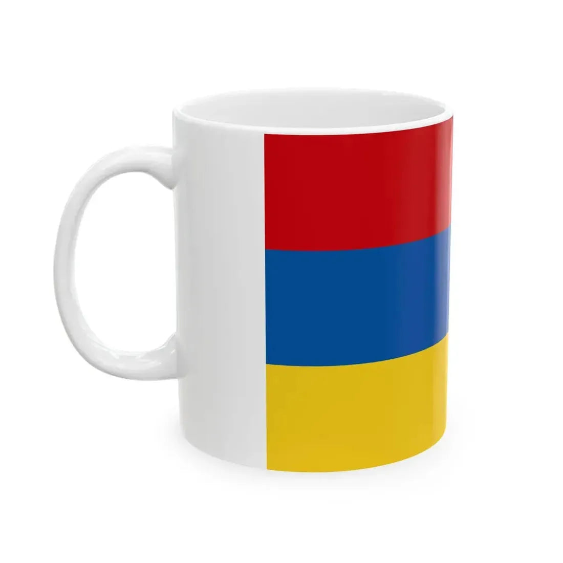 Flaga Zabrza (Poland) White Coffee Mug - Go Mug Yourself
