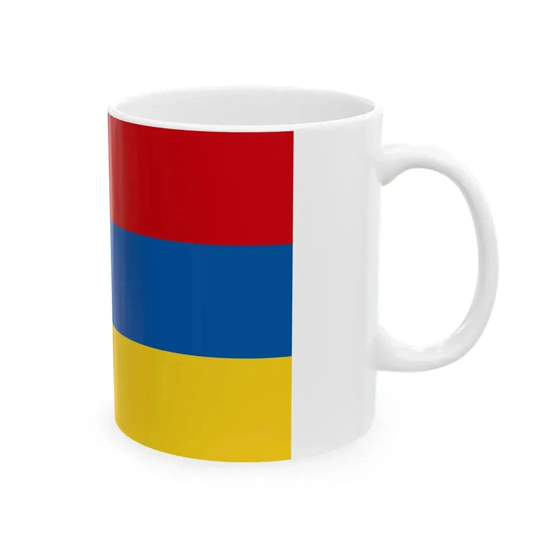 Flaga Zabrza (Poland) White Coffee Mug - Go Mug Yourself