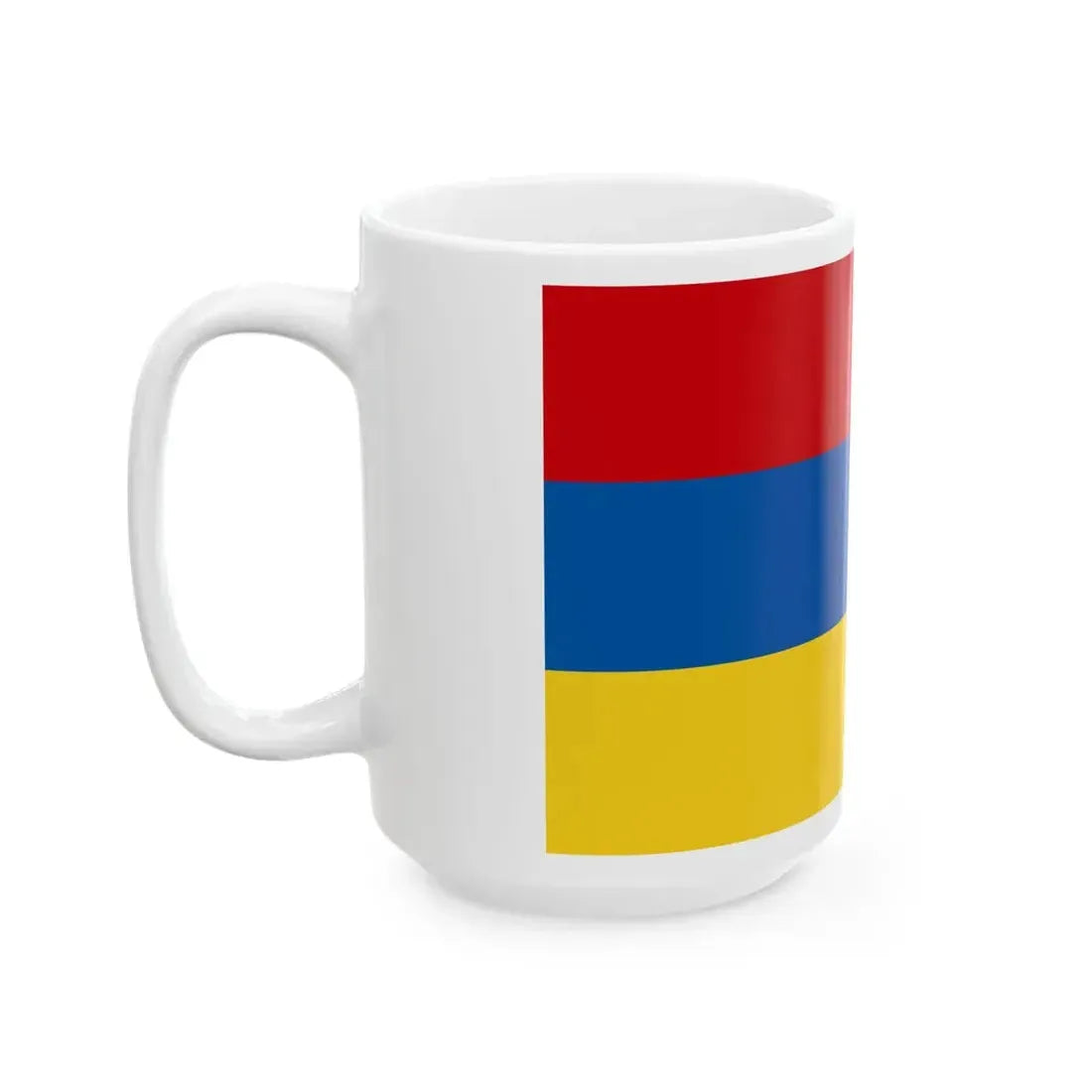 Flaga Zabrza (Poland) White Coffee Mug - Go Mug Yourself