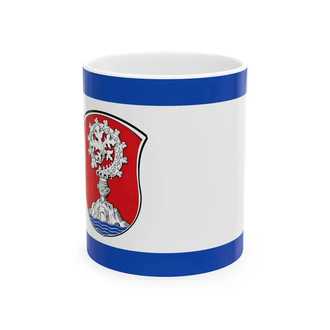 Flagge Abtsteinach (Germany) White Coffee Mug 11oz - Go Mug Yourself
