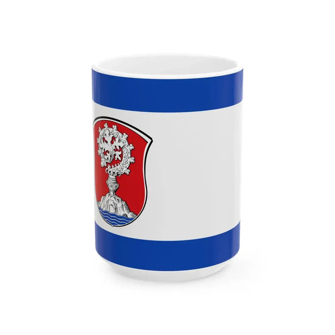 Flagge Abtsteinach (Germany) White Coffee Mug 15oz - Go Mug Yourself
