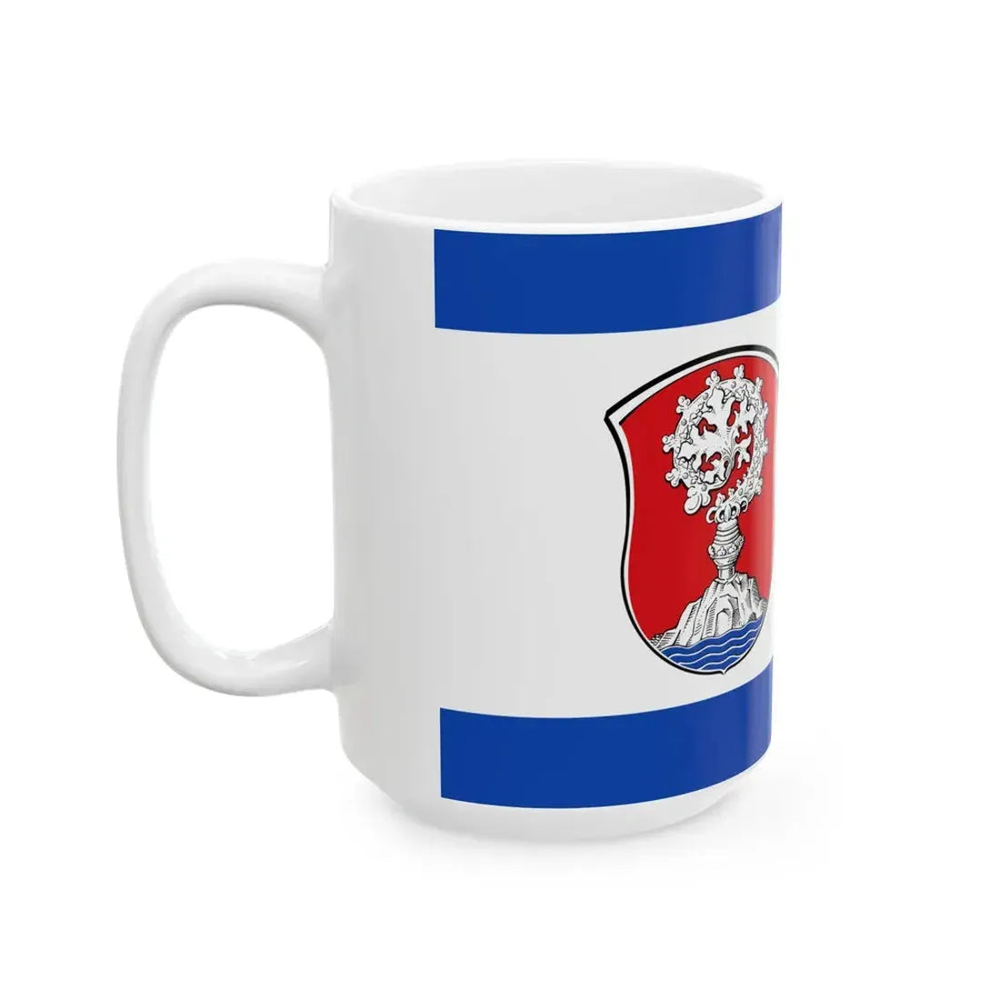 Flagge Abtsteinach (Germany) White Coffee Mug - Go Mug Yourself