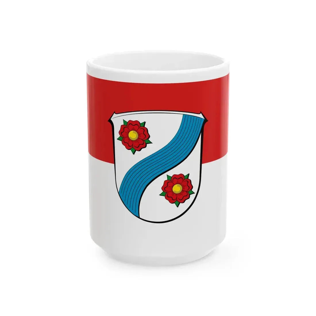 Flagge Achenbach (Germany) White Coffee Mug 15oz - Go Mug Yourself