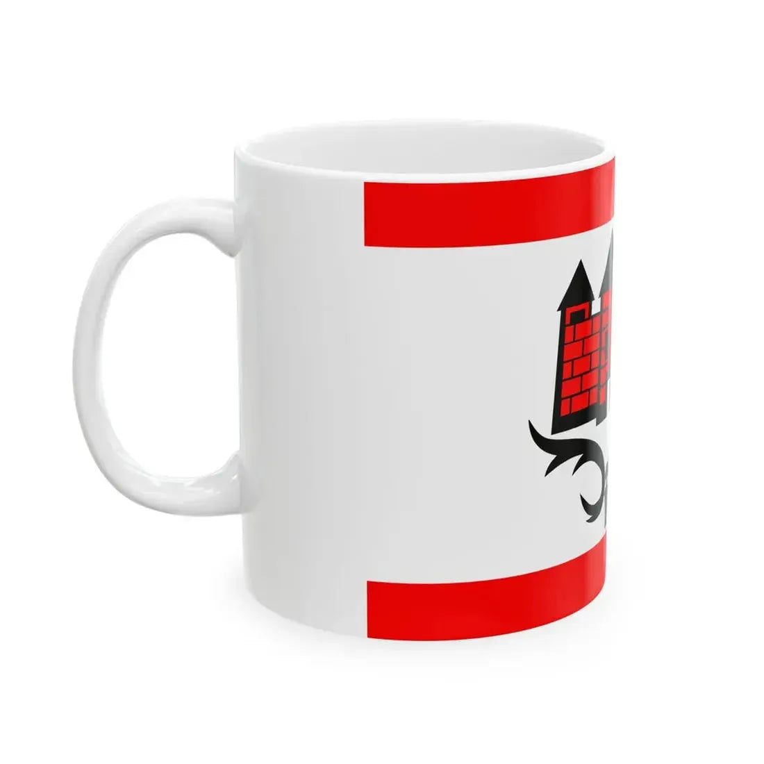 Flagge Ahrensburg (Germany) White Coffee Mug - Go Mug Yourself