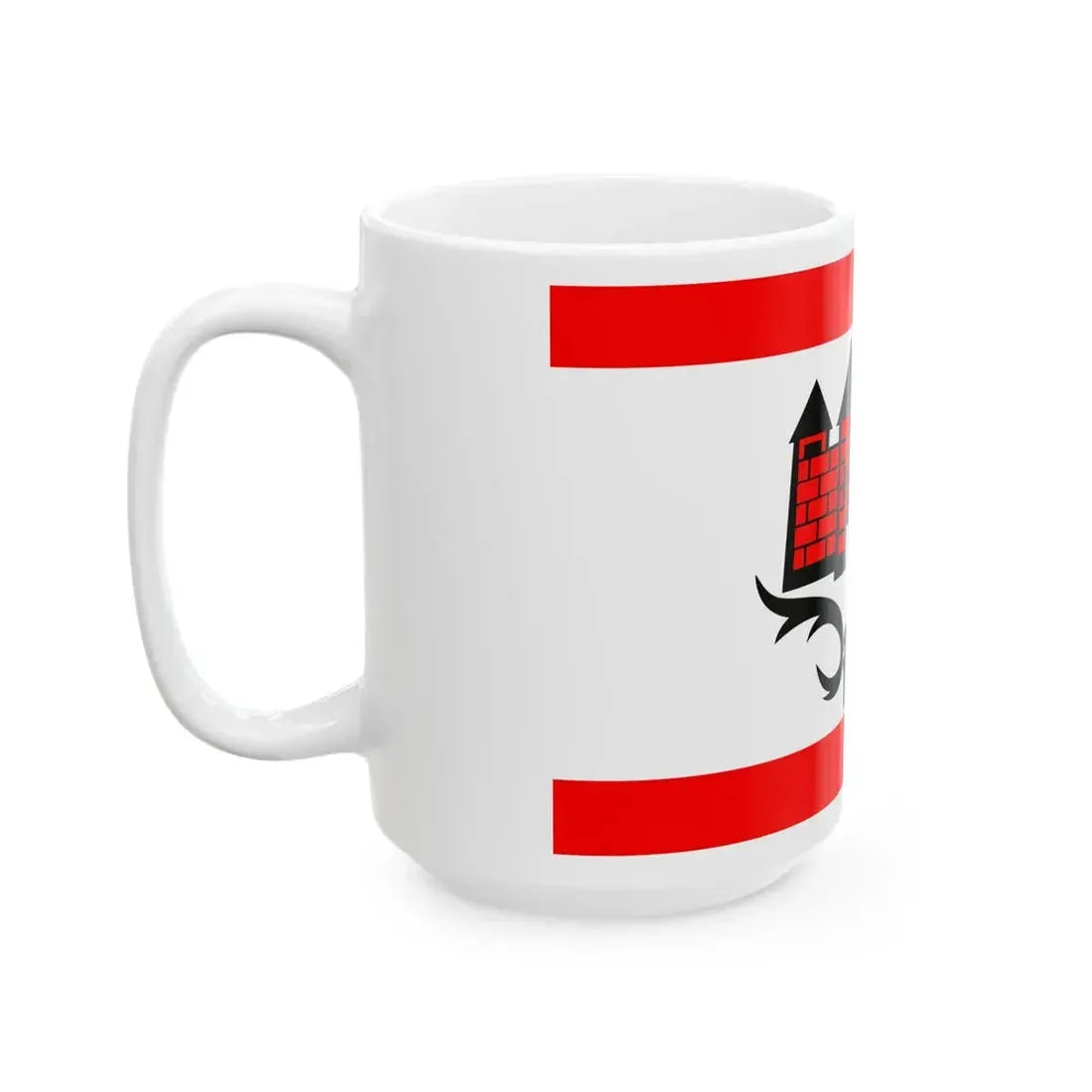 Flagge Ahrensburg (Germany) White Coffee Mug - Go Mug Yourself
