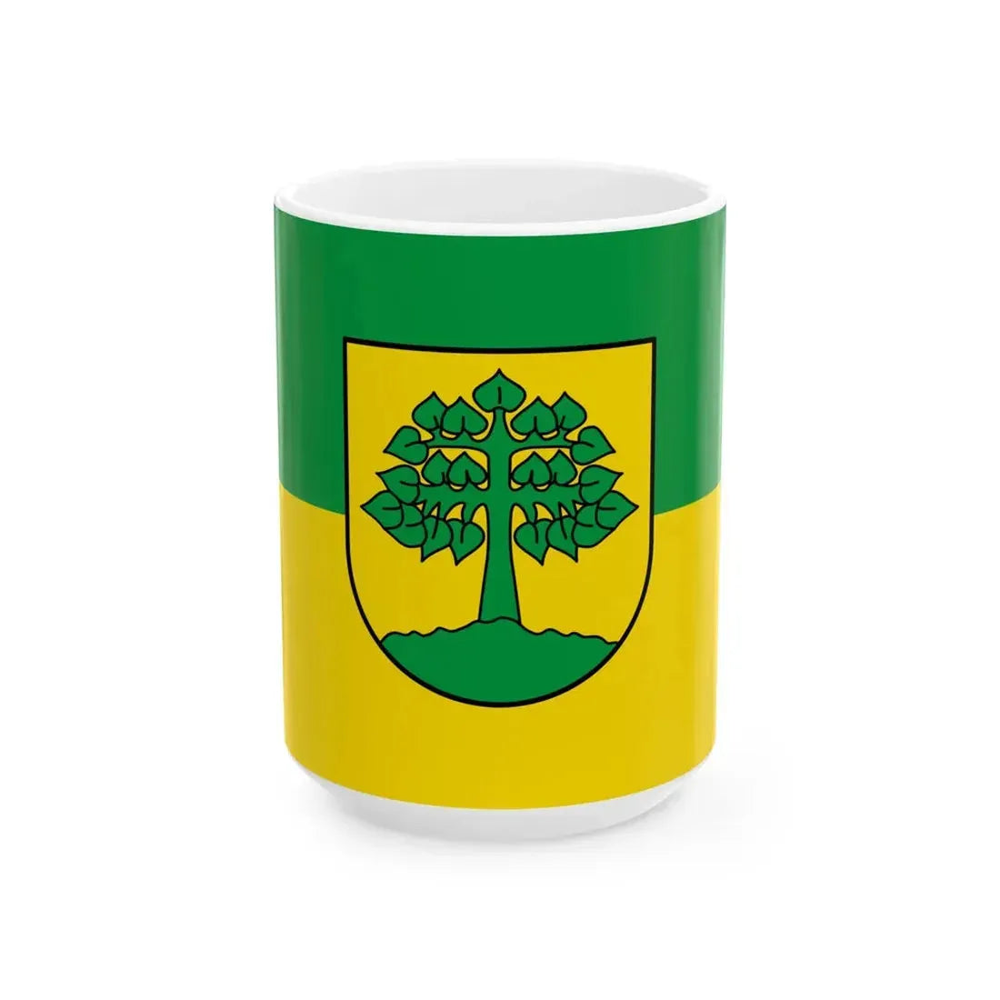 Flagge Aldingen (Germany) White Coffee Mug 15oz - Go Mug Yourself