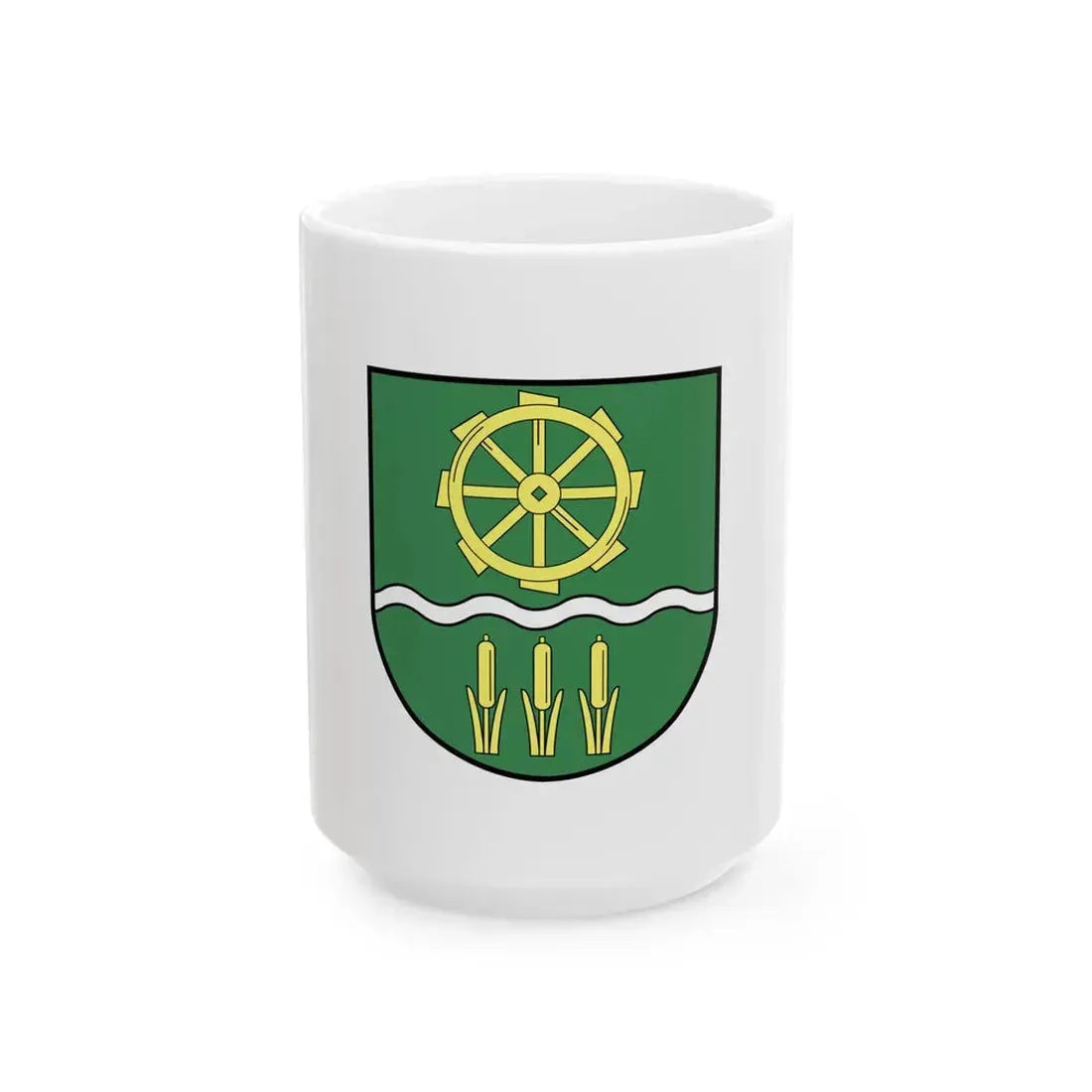 Flagge Alt Duvenstedt (Germany) White Coffee Mug 15oz - Go Mug Yourself