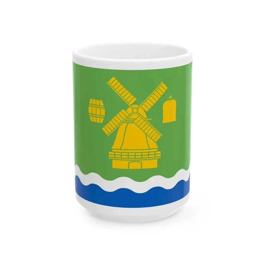 Flagge Alt Moelln (Germany) White Coffee Mug 15oz - Go Mug Yourself