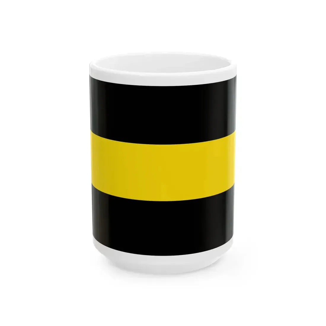 Flagge Amberg variant (Germany) White Coffee Mug 15oz - Go Mug Yourself